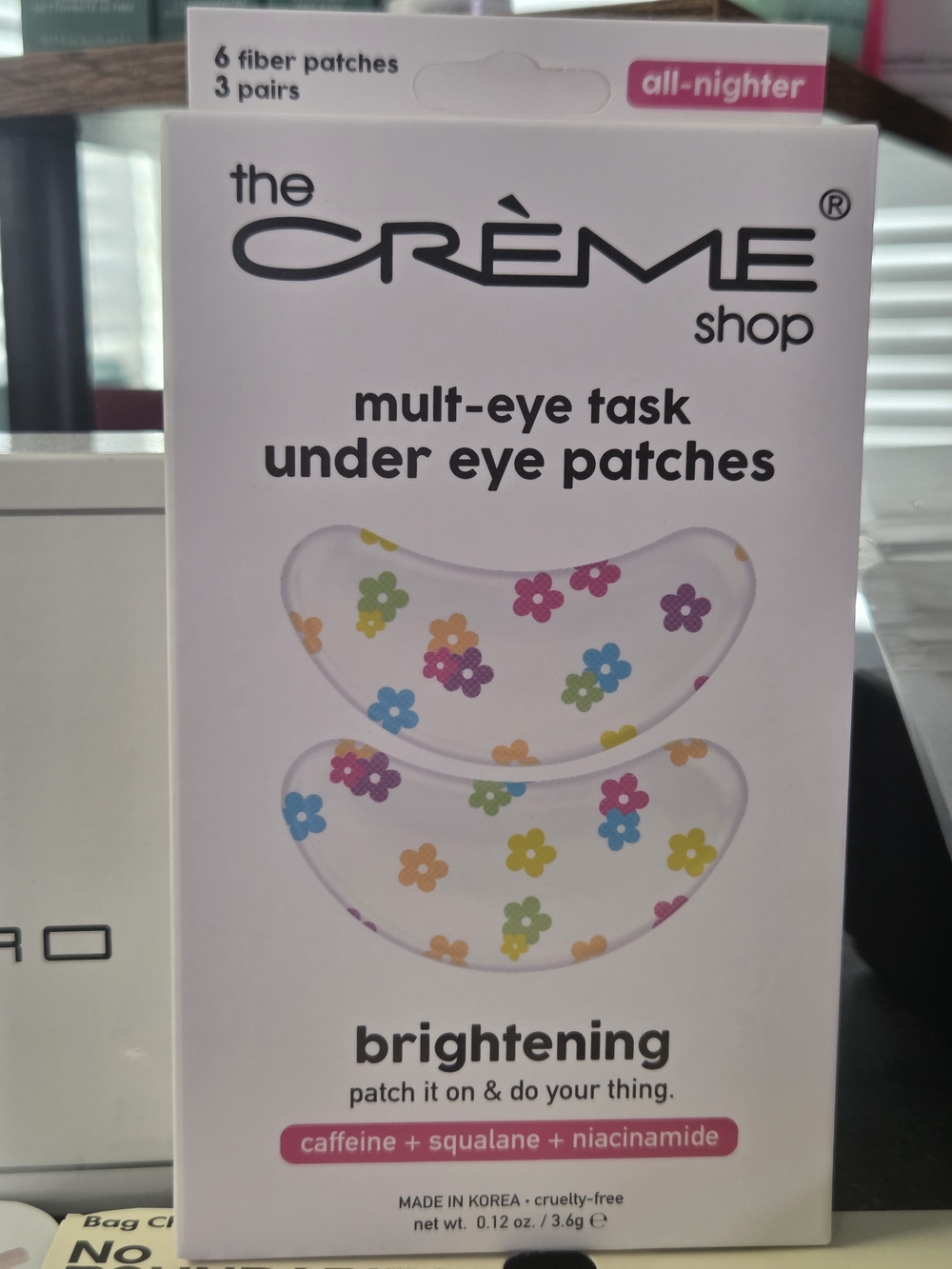 The Crème Shop Brightening Multi-Eye Task Under Eye Patches - Floral (3pairs)